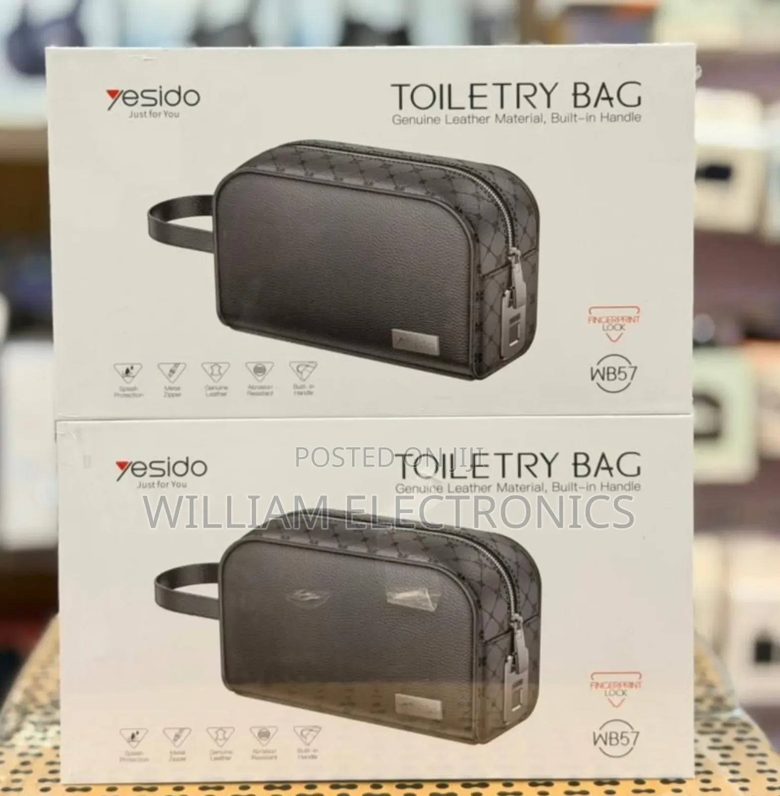 Yesido Wb57 Fingerprint Lock Clutch Bag