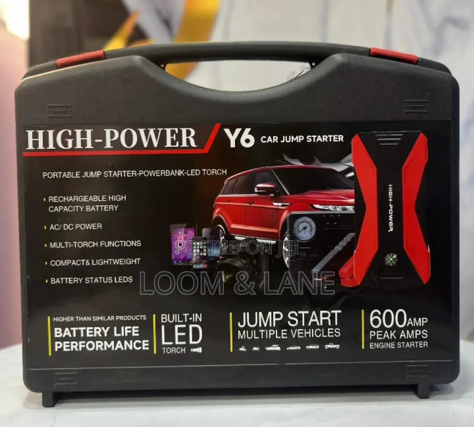High Power Multi-Function Car Jump Starter Kit