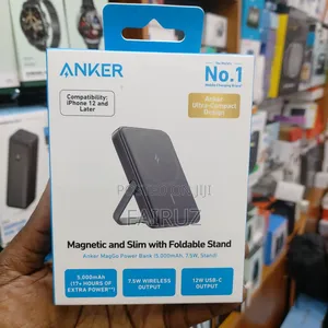 Slim 5000mah Magnetic Power Bank With Foldable Stand Anker