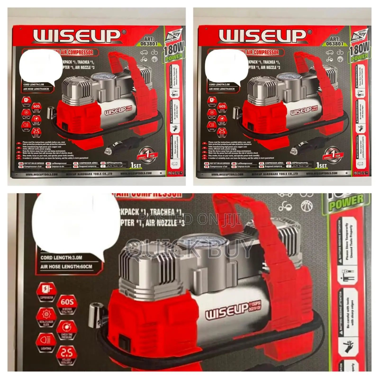Wiseup Heavy Duty Mini Air Compressor