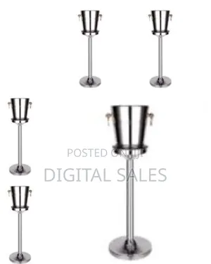 Commercial Stainless Steel Ice Bucket Stand Holder