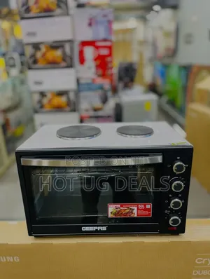 Geepas Electric Oven With Convection And Rotisserie, 60 Liter Capacity