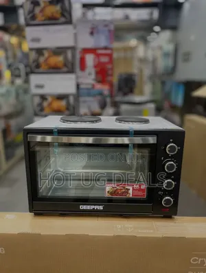 Geepas 60l Electric Oven With Hotplates And Rotisserie