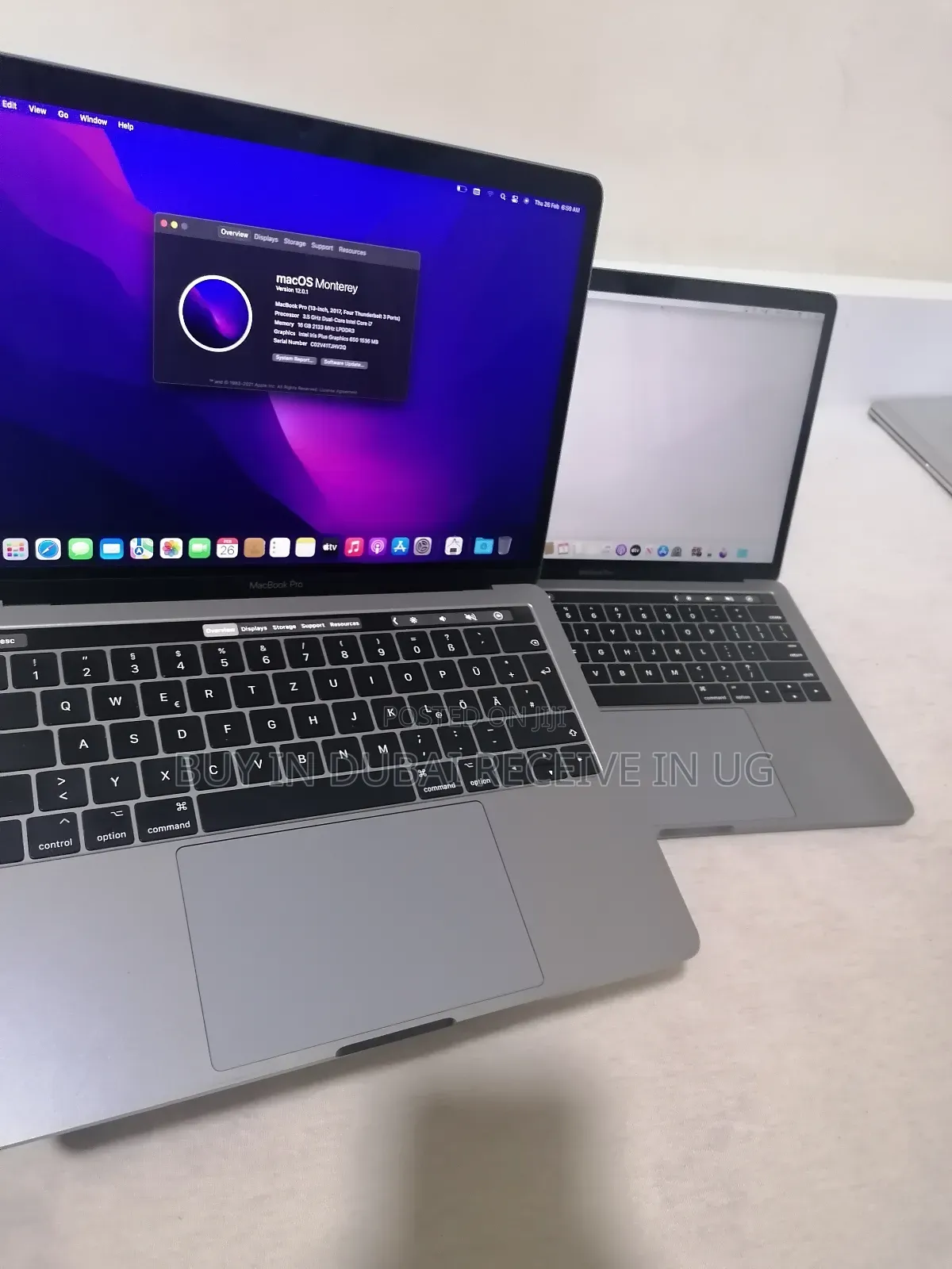 Laptop Apple MacBook Pro 2017 16GB Intel Core i7 HDD+SSD 512GB