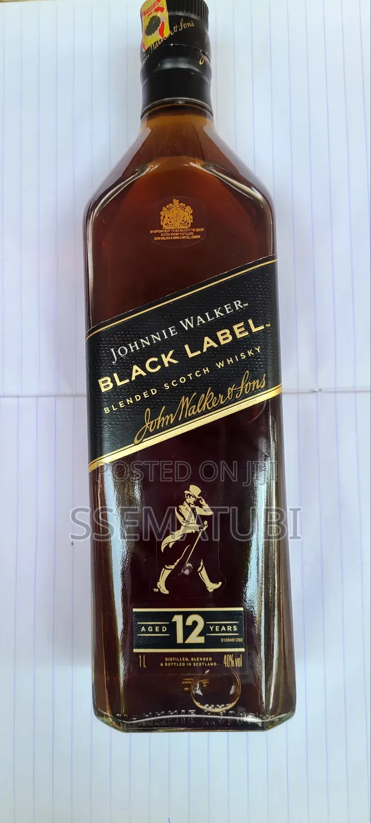 Jw Black Label 1litre
