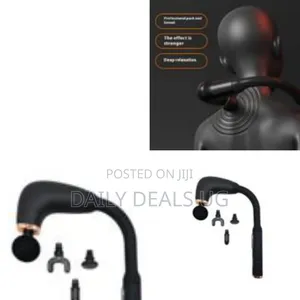 Curved Long-Handled Percussion Massage Gun
