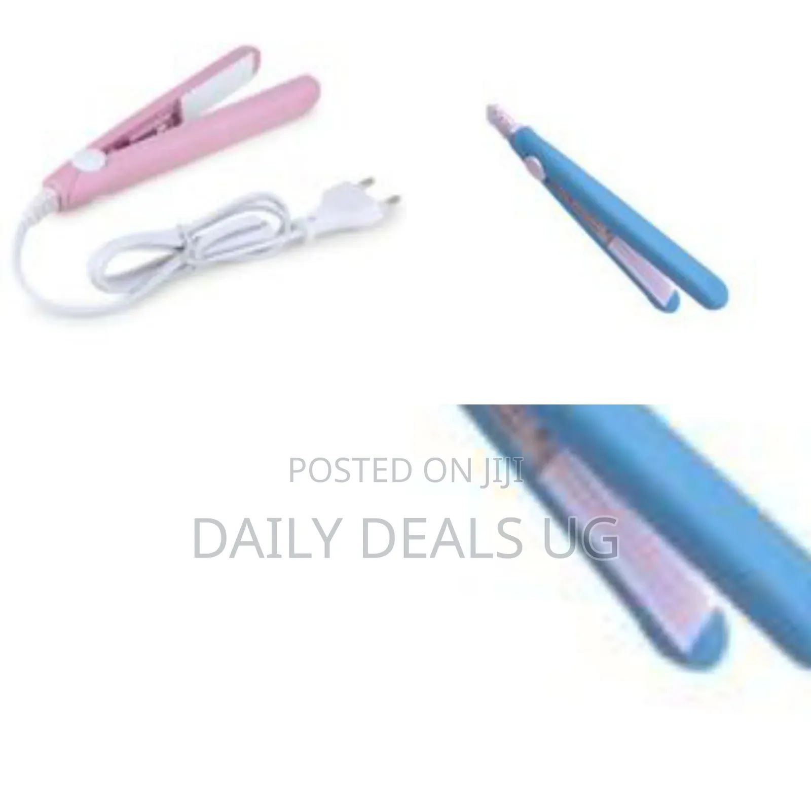 Compact Portable Hair Styling Tool for Straightening or Curling Hair