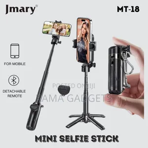 Mini Selfie Stick With Bluetooth Remote