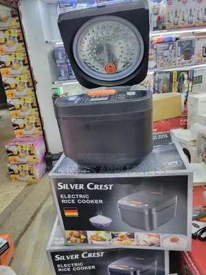 Silver Crest Electric Rice Cooker – Smart Multi-Function Cooker