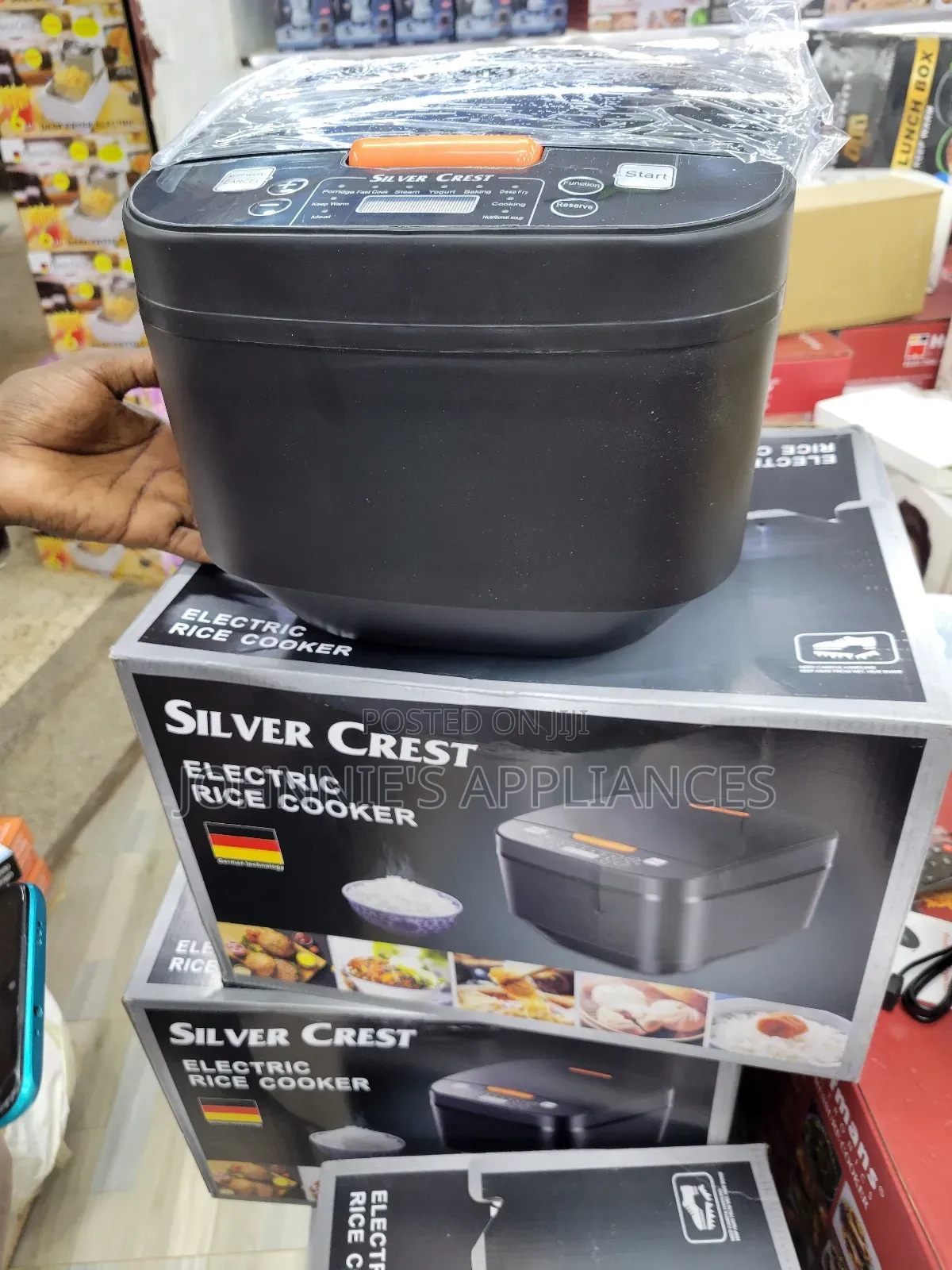Silver Crest Electric Rice Cooker – Smart Multi-Function Cooker