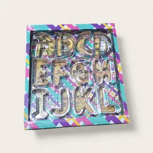 Alphabetical  Stainless Steel Cookie  Cutter Set