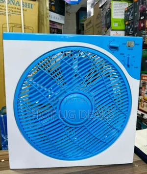 Portable Table Box Fan, 30w - White