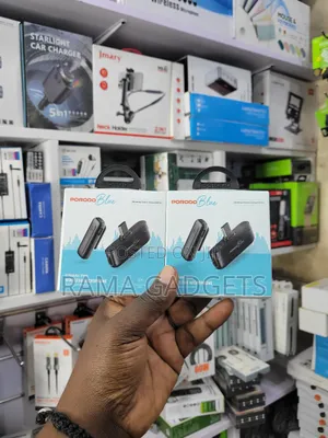 Porodo Blue Clipmic Pro Wireless Microphone.