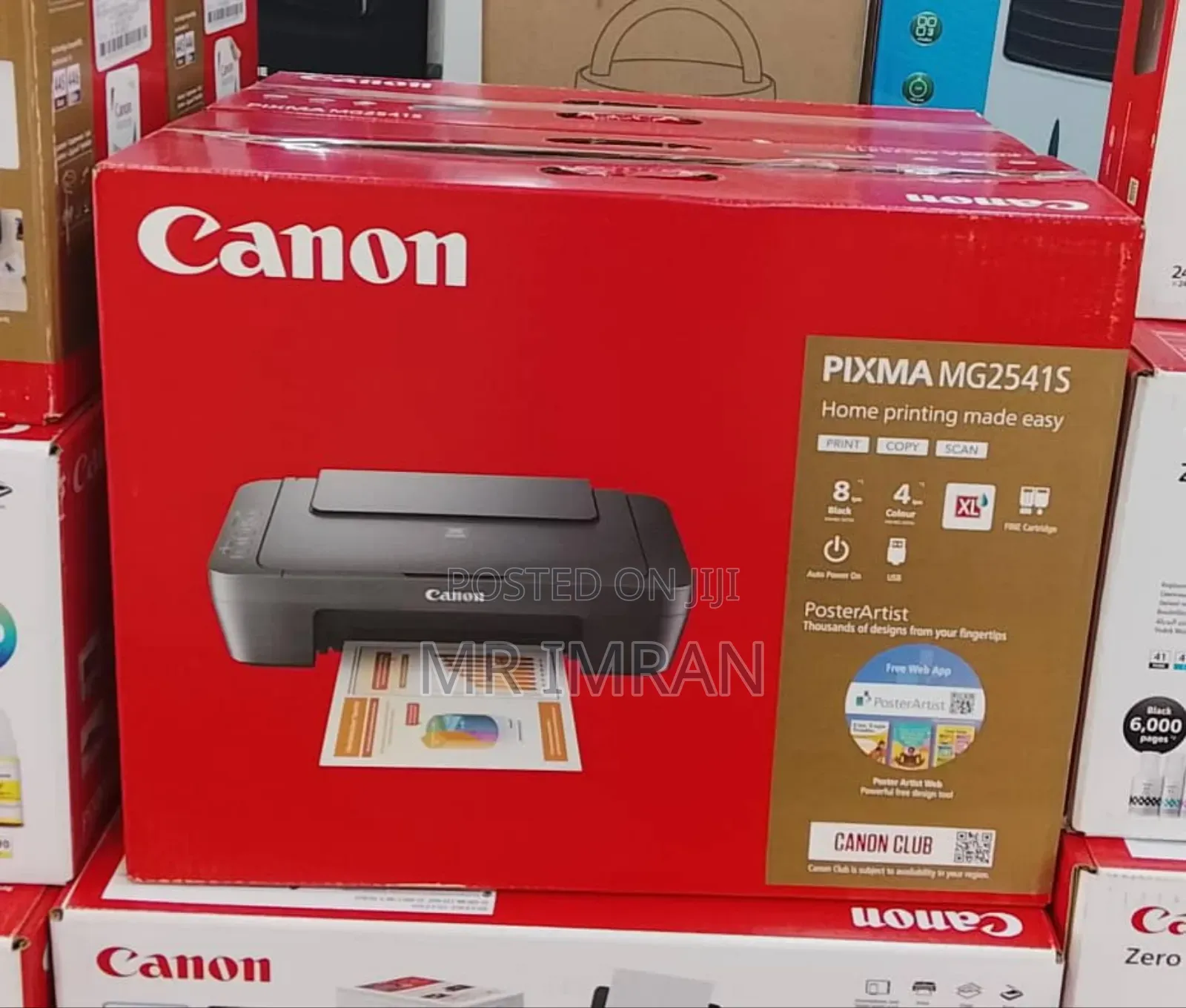 Canon Pixma Mg2541s Space-Saving Printer