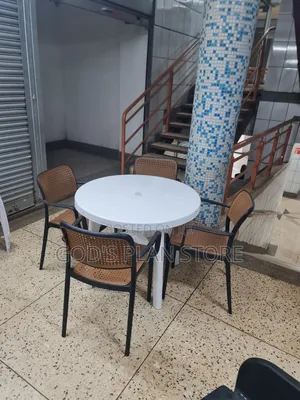 Homestic Dining Plastic Table and Chairs Plastic Table and Chairs