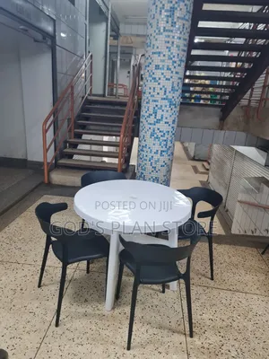 White Chelsea Plastic Table and Chairs Plastic Table and Chairs Set