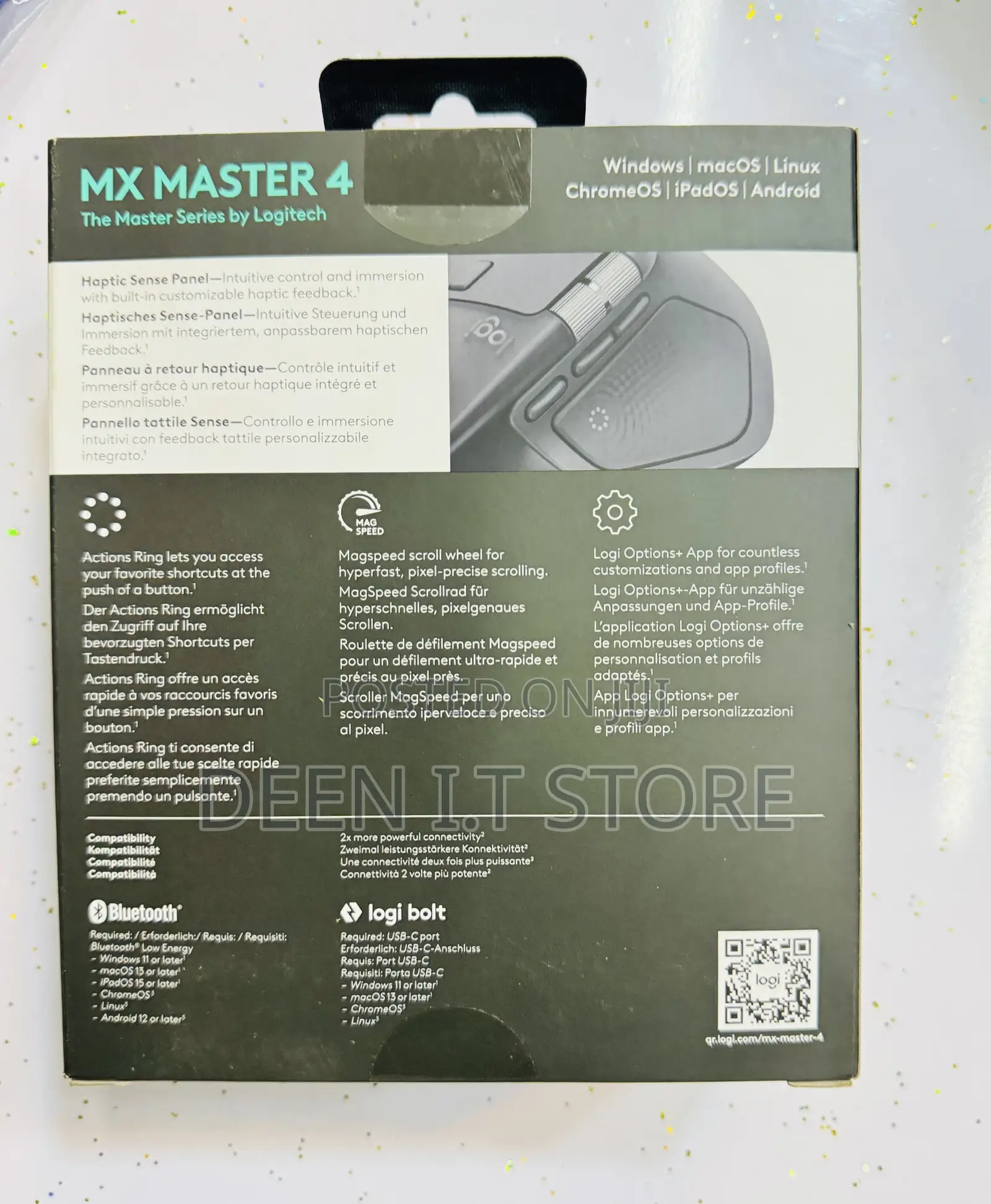 Logitech Mx Master 4s Wireless Mouse