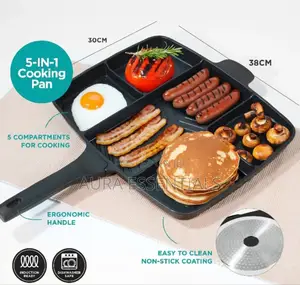 5 Compartment Breakfast Frying Pan