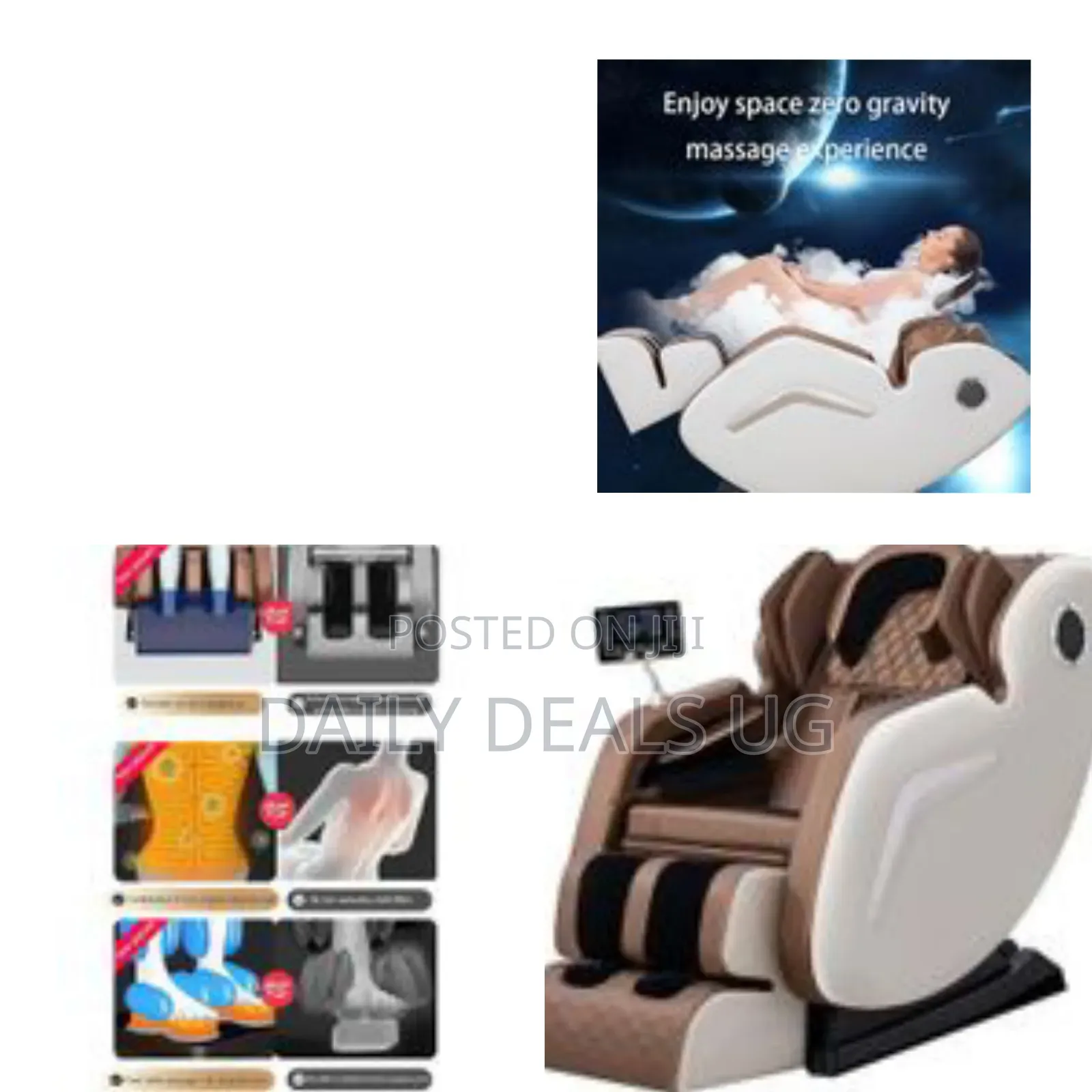 Multi-Functional Full-Body Zero Gravity Robotic Massage Chair