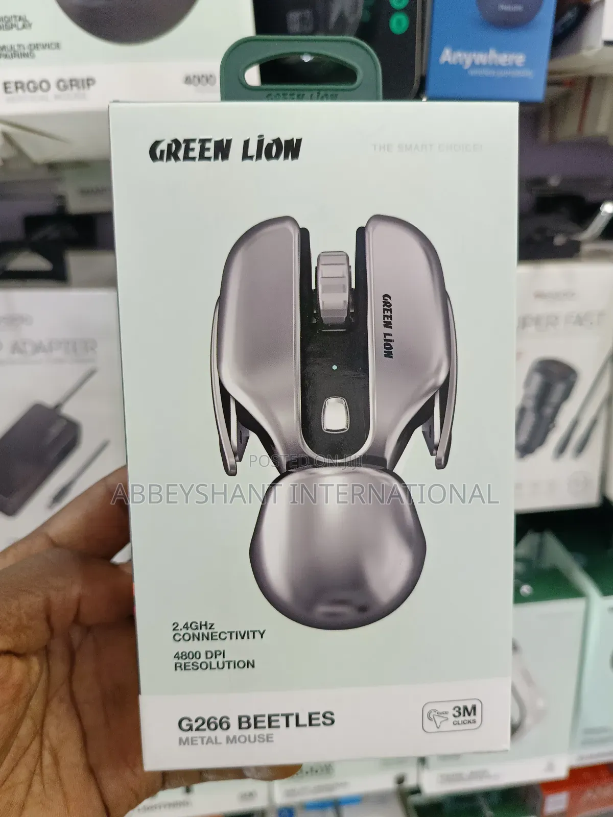 Green Lion G266 Beetles Metal Mouse.