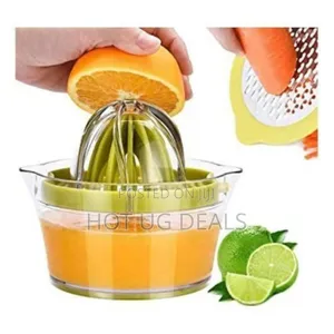 4 In1 Multi-functional Orange Lemon Squeezer Citrus Juicer-green.