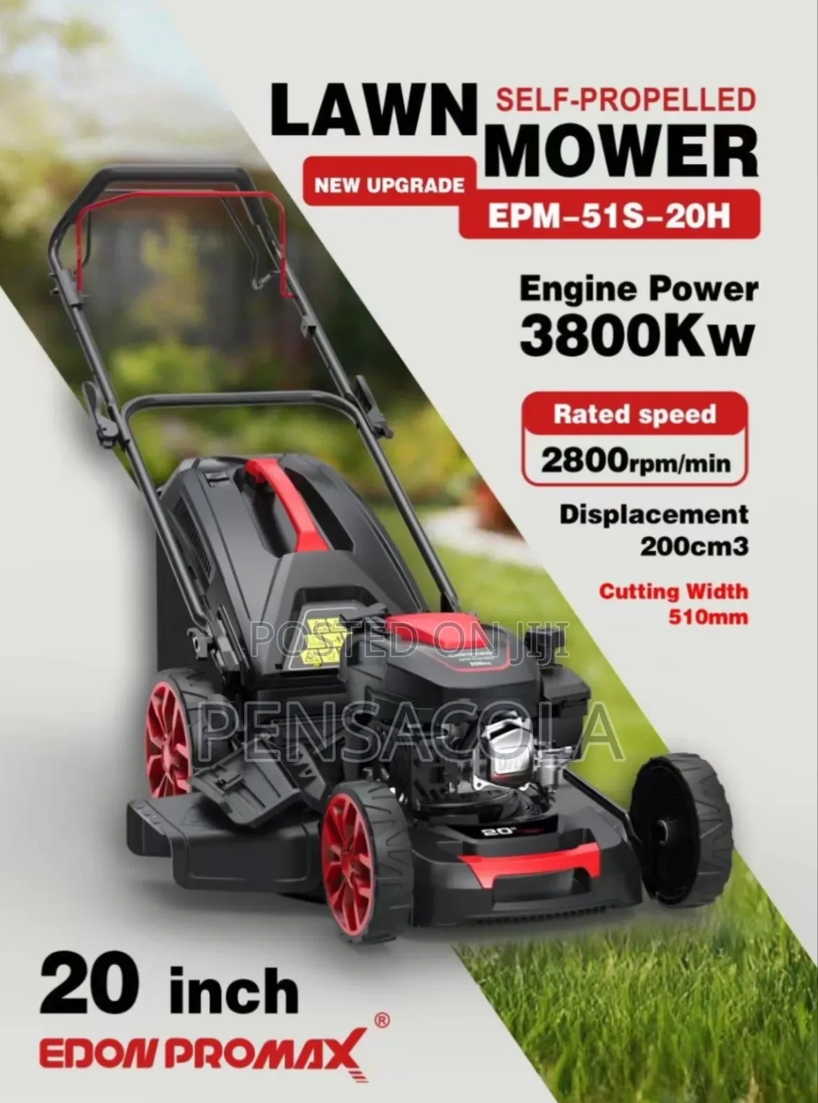 20" Lawn Mower Edon Promax