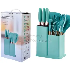 Turquoise 19-Piece N B Kitchen Cooking Utensil Set