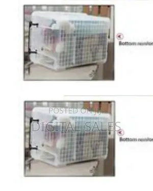 Plastic Stackable Organizer Storage Box, 96-Lt