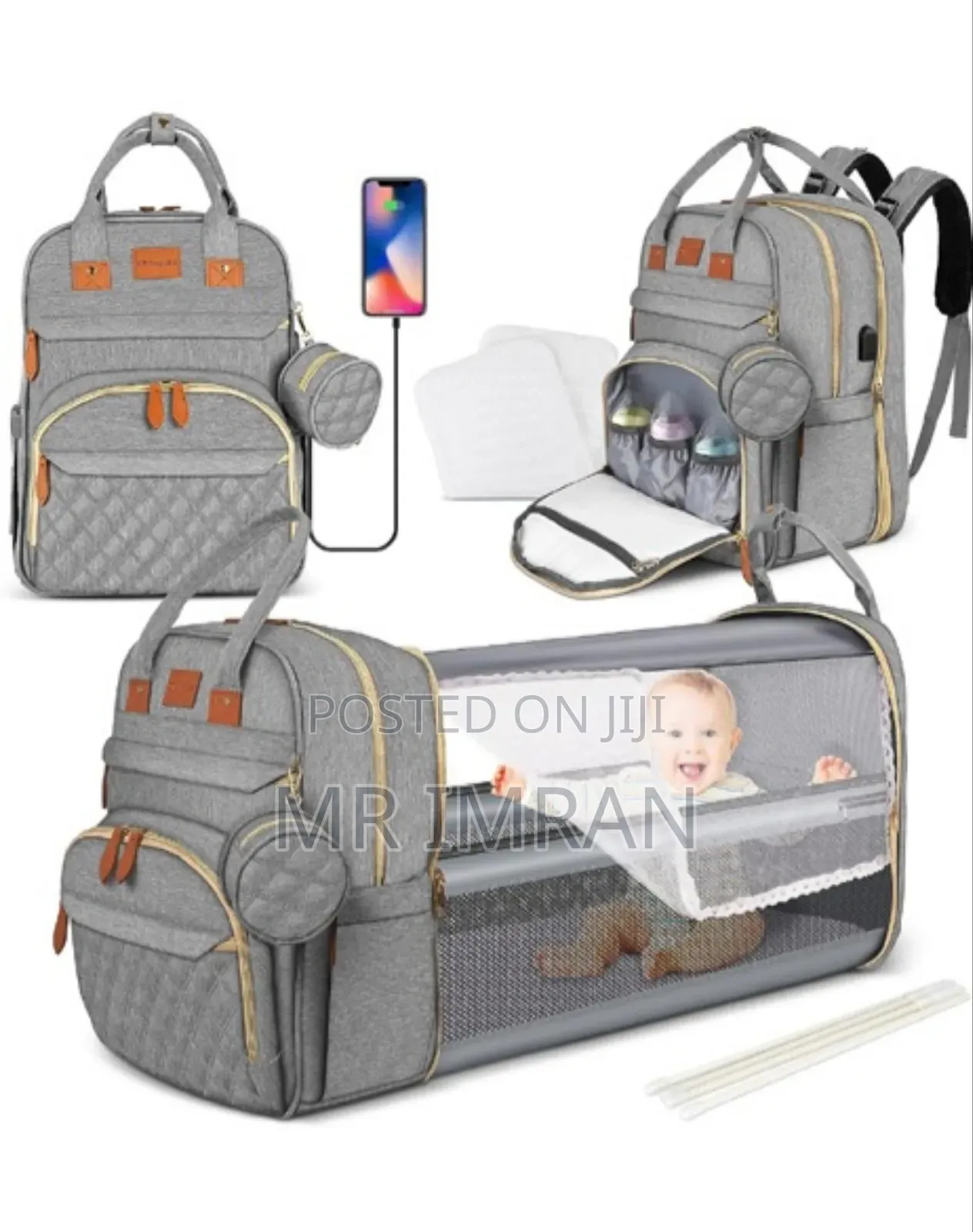 Versatile Diaper Bag Backpack