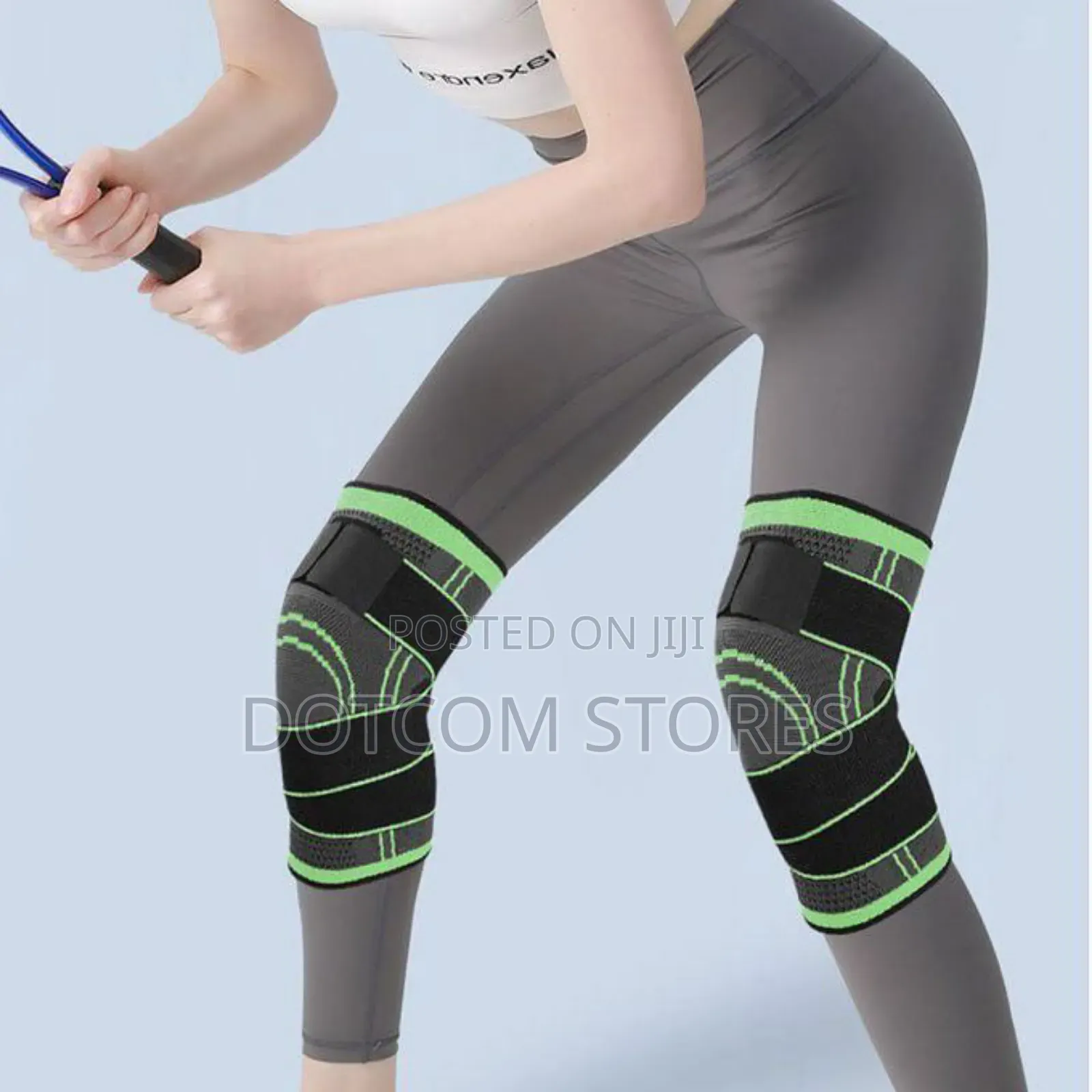 1pcs Knee Pads Sports Pressurized Elastic Kneepad Support -