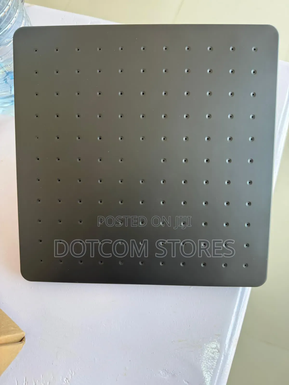 Matte Black Square Rainfall Shower Head,