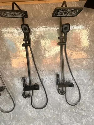 Modern Black Shower Faucet Set