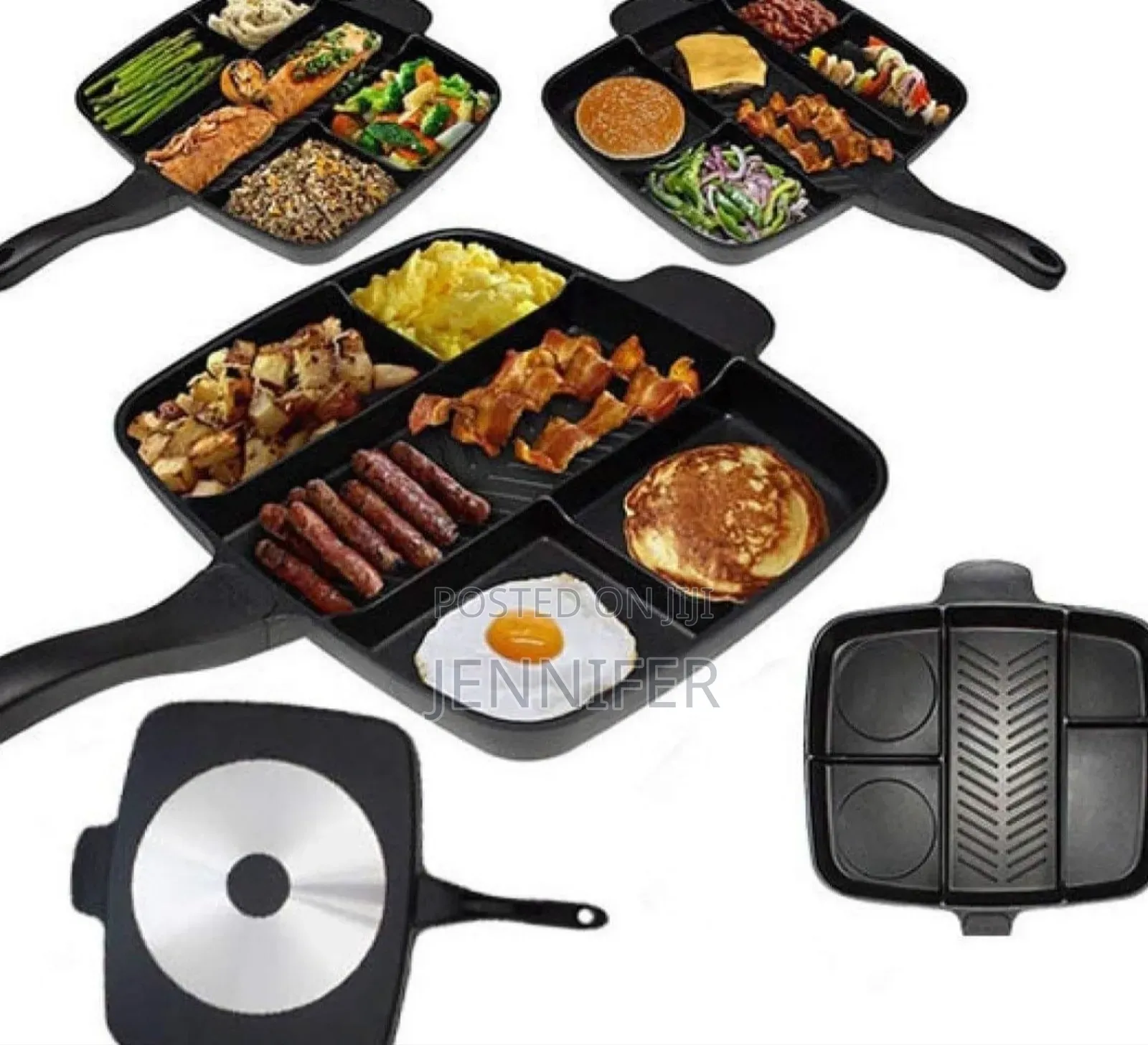 5 Compartment Breakfast Frying Pan