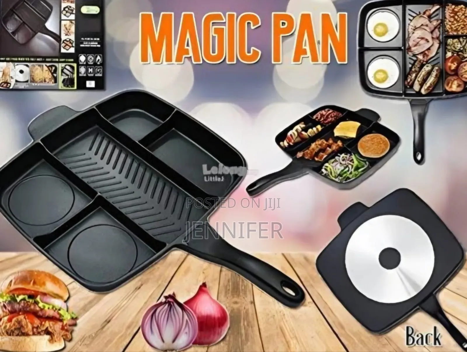 5 Compartment Breakfast Frying Pan