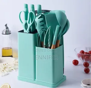Turquoise 19-Piece N B Kitchen Cooking Utensil Set