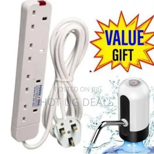 Power King 4 Way Extension Cable & Automatic Water Dispenser Pump