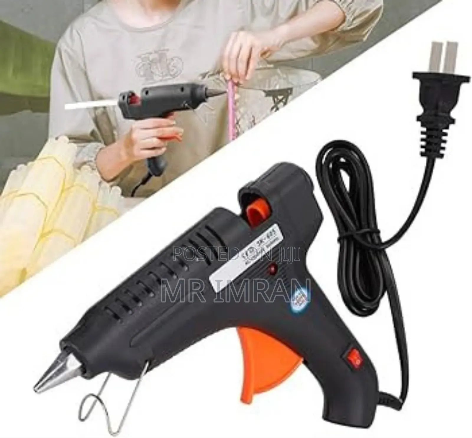 Hot Melt Glue Gun With Glue Sticks