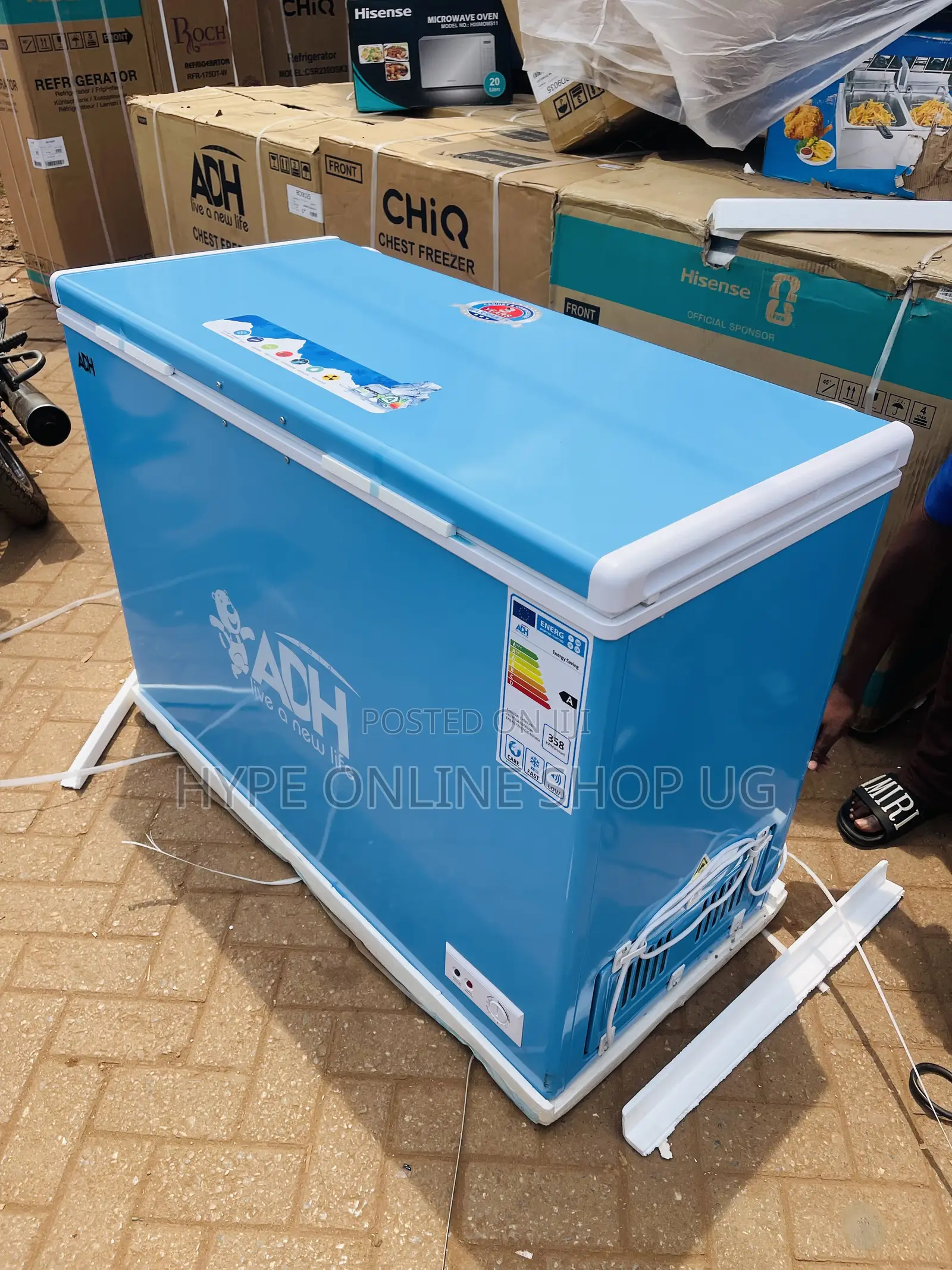 350l All Colours Adh Chest Deep Freezer