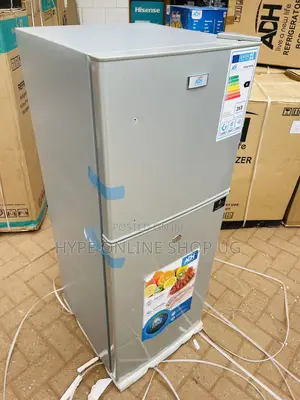 138l Adh Silver Double Door Brandnew Fridge 001