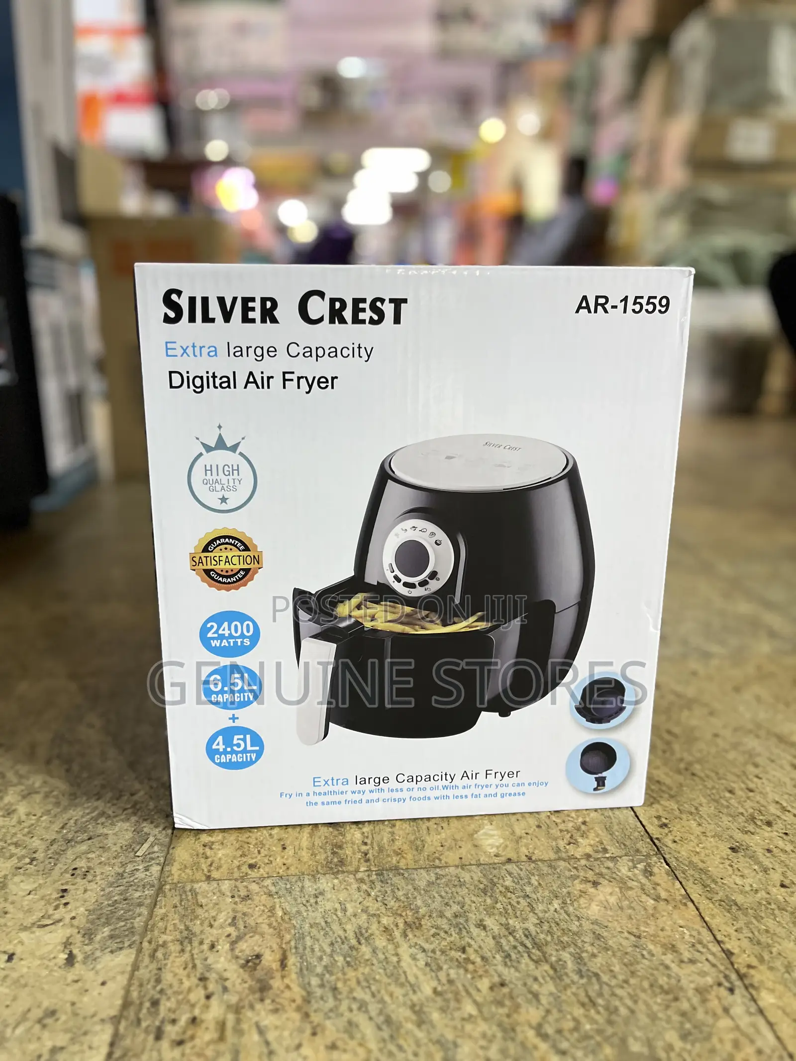 Silver Crest Air Fryer of 6.5litres.