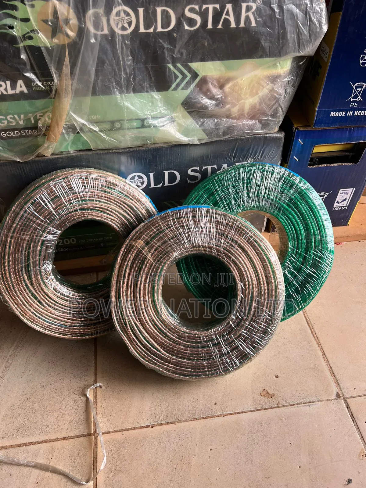 Speaker Cable (Green 1000 Size)