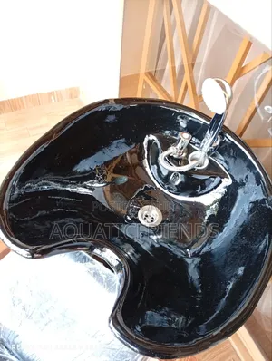 Saloon Sinks With Chair, Shampoo Chairs