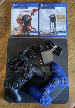Sony Playstation 4, 500gb -With 2 Sony Ps Controllers 8games