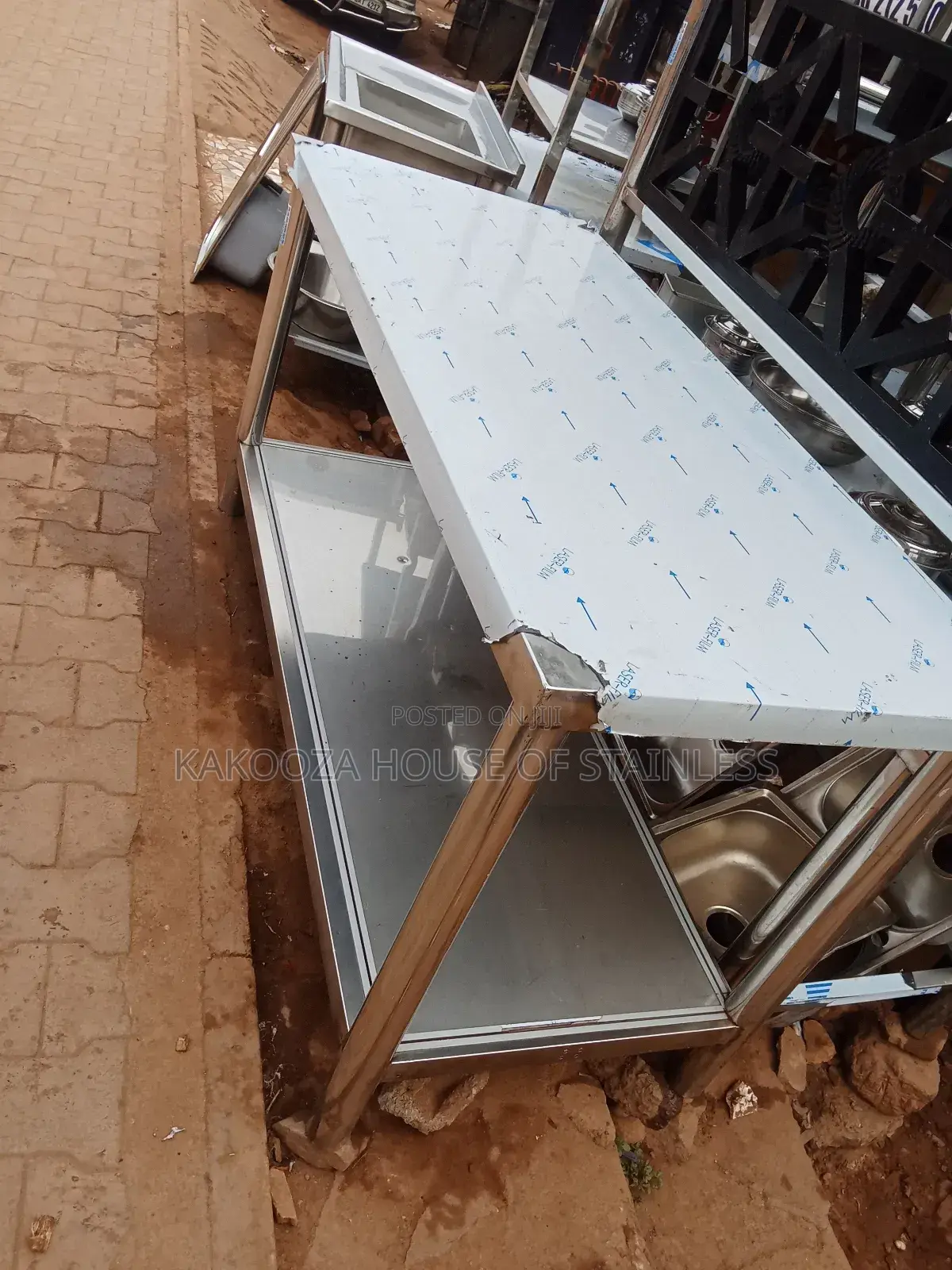 Five Fit Working Table Stainless Steel