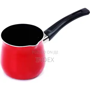Coffee Warmer Non-Stick Tea Pot With Handle, Red Multi