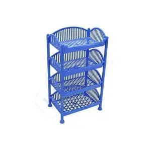 Kenpoly Ezee Trolley 4 Stack - Blue