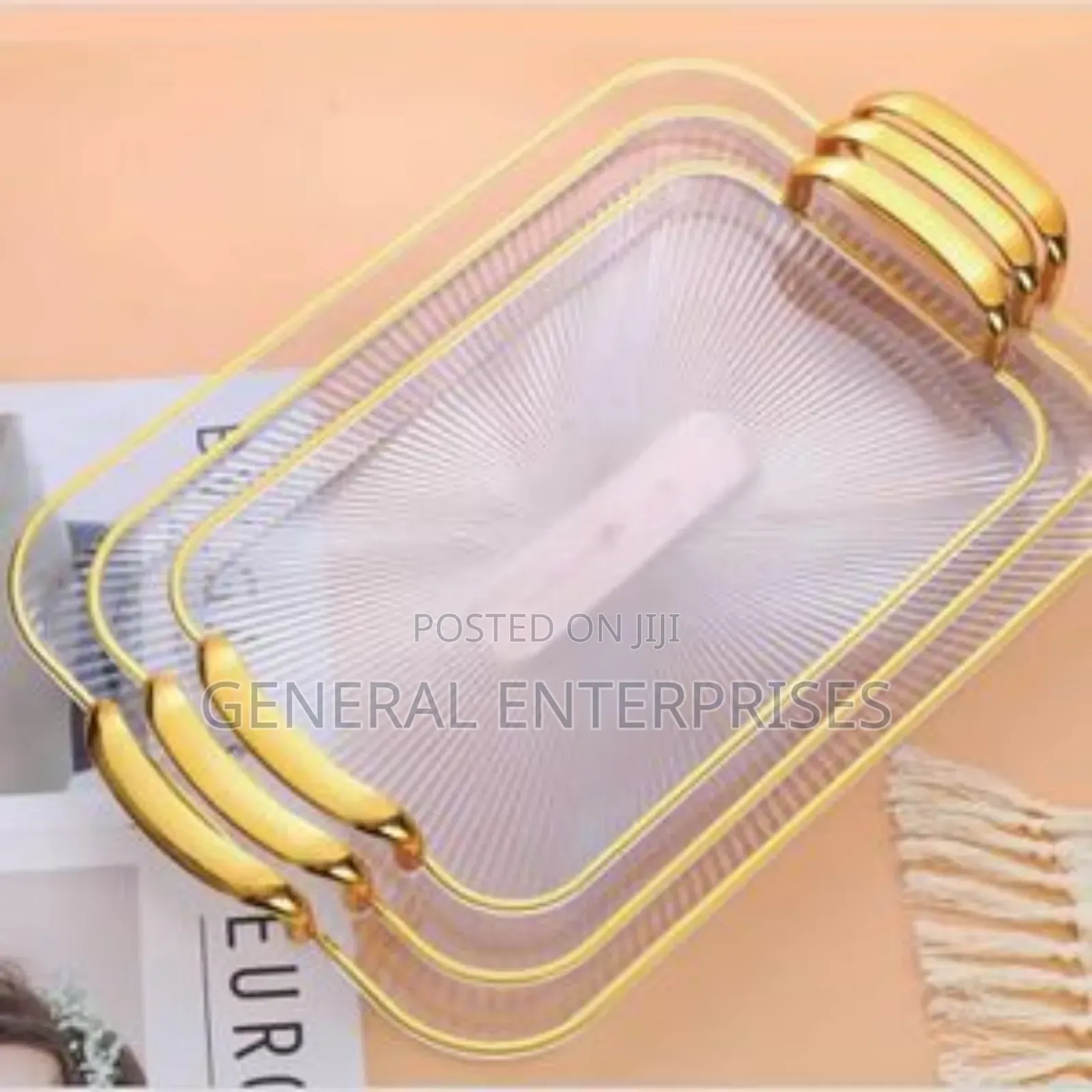 Acrylic Classic Tray Set