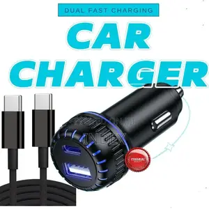 Pd A+C Outputs Fast Charging Compact Safe Car Charger Adapter-Black