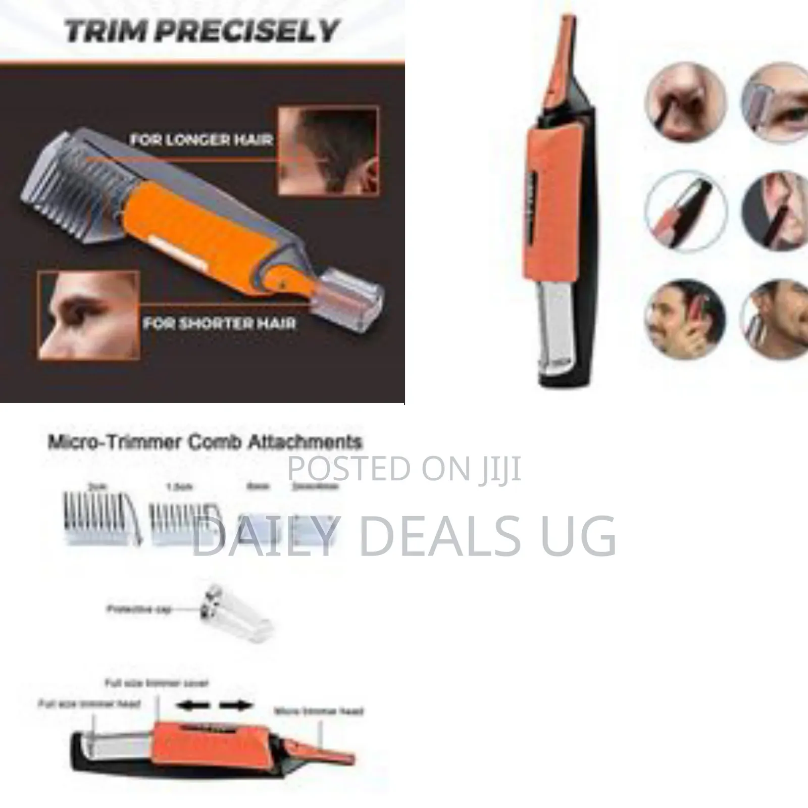 Micro Touch Switchblade 2-in-1 Hair Trimmer and Grooming Tool