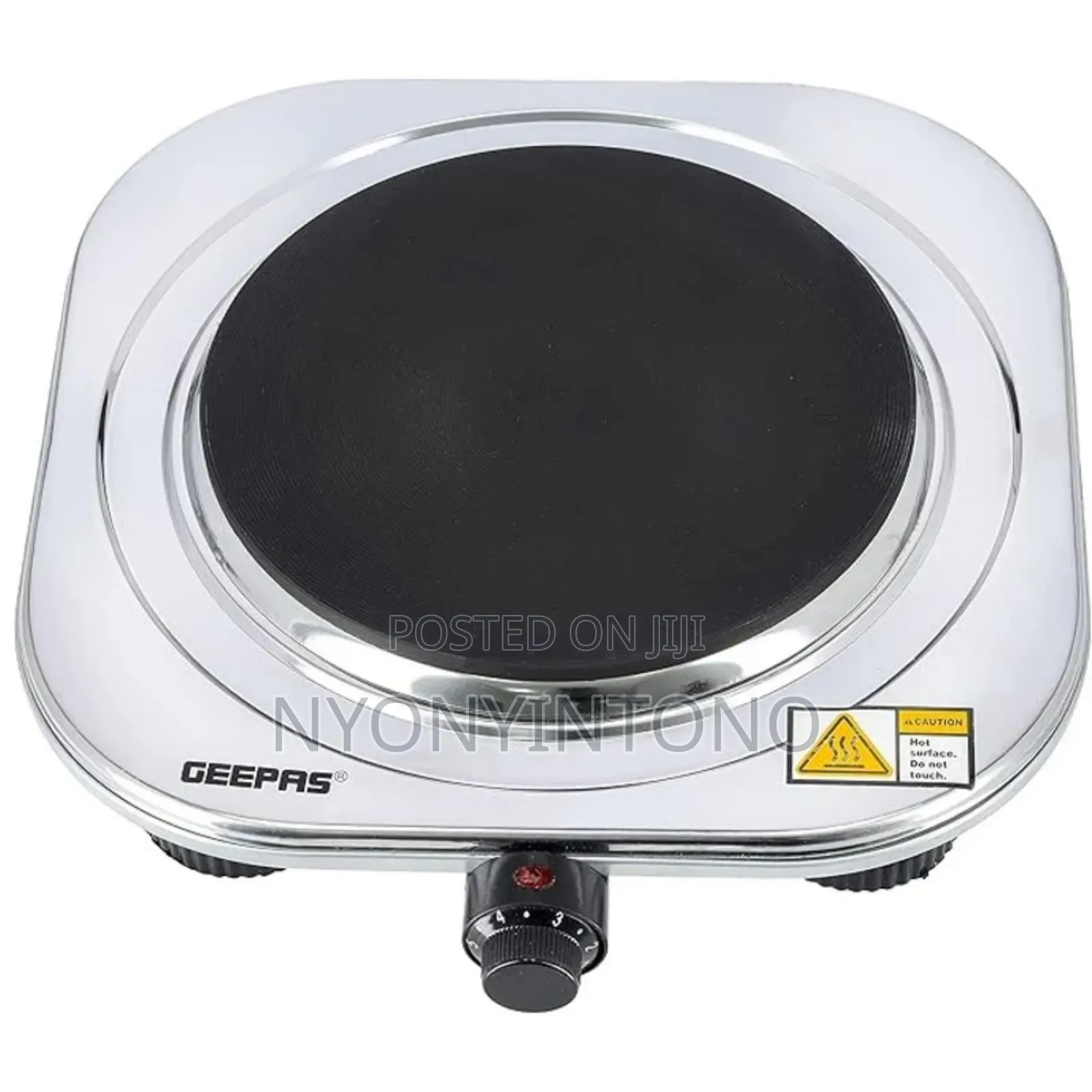 Geepas Stainless Steel Single Solid Hotplate